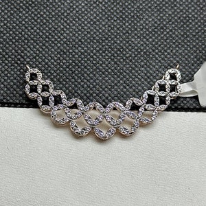 2.00CT Natural Diamond Mangalsutra Pendant, Indian Jewellery, Round Diamond Mangalsutra, Accent Indian Wedding Jewelry, Hindu Mangalsutra