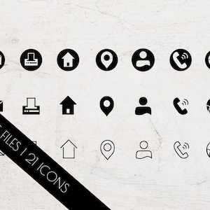 Traditionelle schwarze Kontaktsymbole | Schwarze digitale Kontakttasten | Black Visitenkarten-Symbole | Kommerzielle Nutzung und persönliche Nutzung | Digitales Symbol