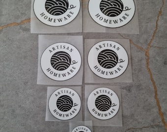 Custom Iron On Stickers: Heat Transfer Vinyl Decals for Apparel (50 pcs)