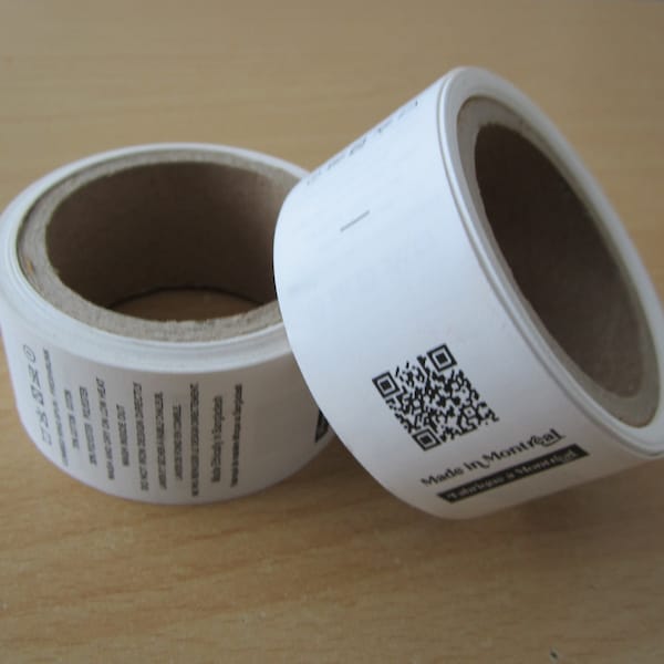 100 Pcs, Custom Printed Label, Washing Care Labels, Printed Fabric Label, Print Clothing Tags, Printing Labels, Color Printed Labels,