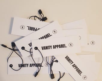 100 Pcs, Custom Hang Tags, Business Tag, Paper Tags, Custom Rectangle Hang Tags, Price Tag, Personalized Hangtag, Jewelry HangTag,