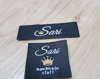 150 pcs High quality, for t-shirts, jackets, hats, pants and clothes, woven labels, Emboried, Sewing Labels