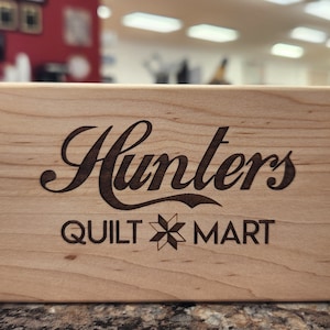 Handmade 6&quot; Solid Wooden Quilters Clapper HQM Branded | High Quality Maple