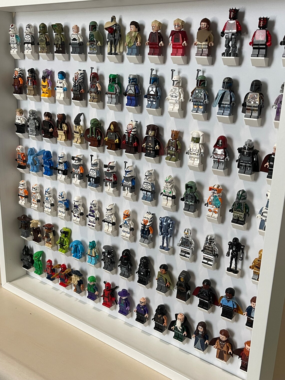 98 Minifigure Display Frame - Etsy