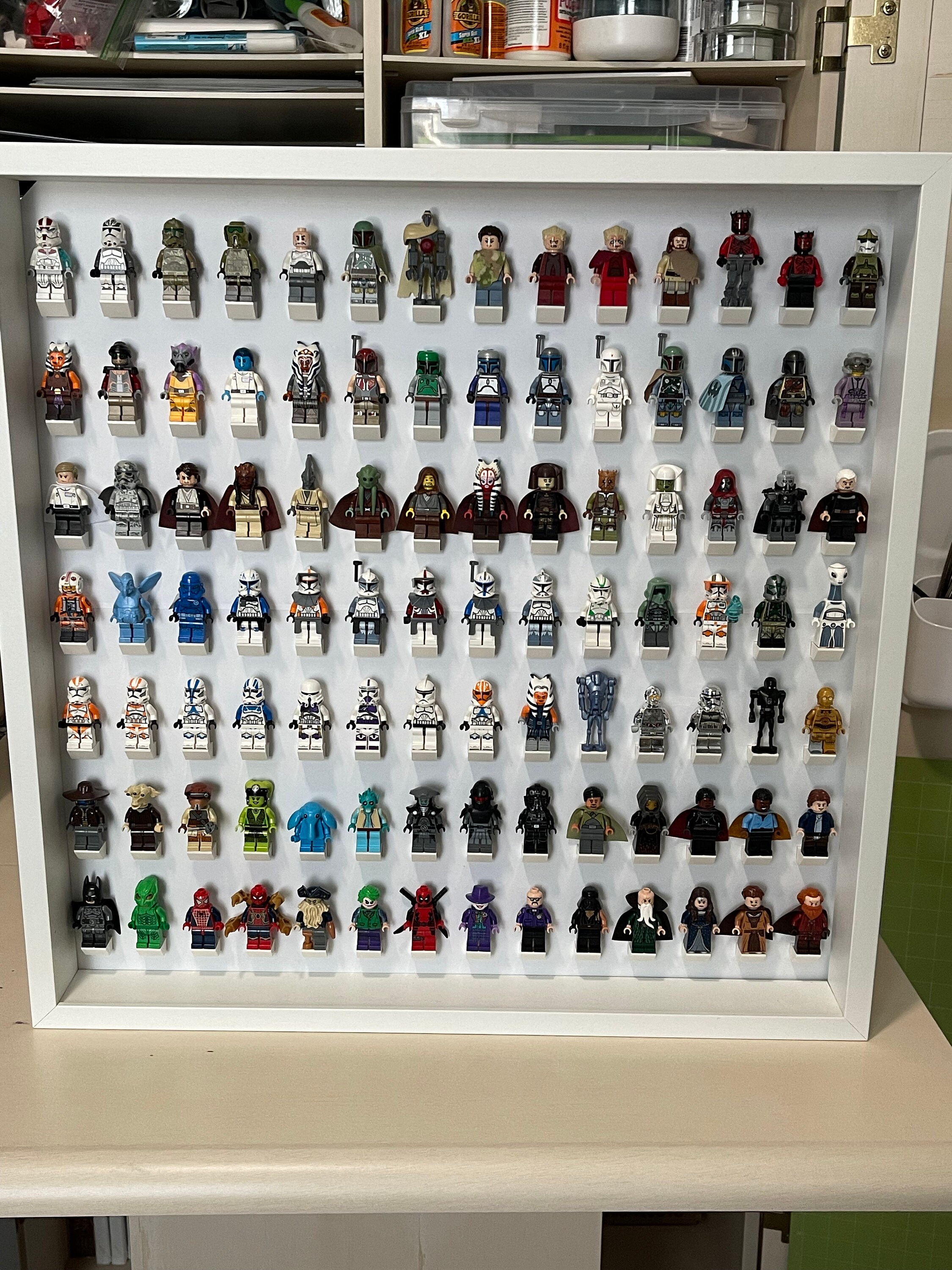 98 Minifigure Display Frame - Etsy
