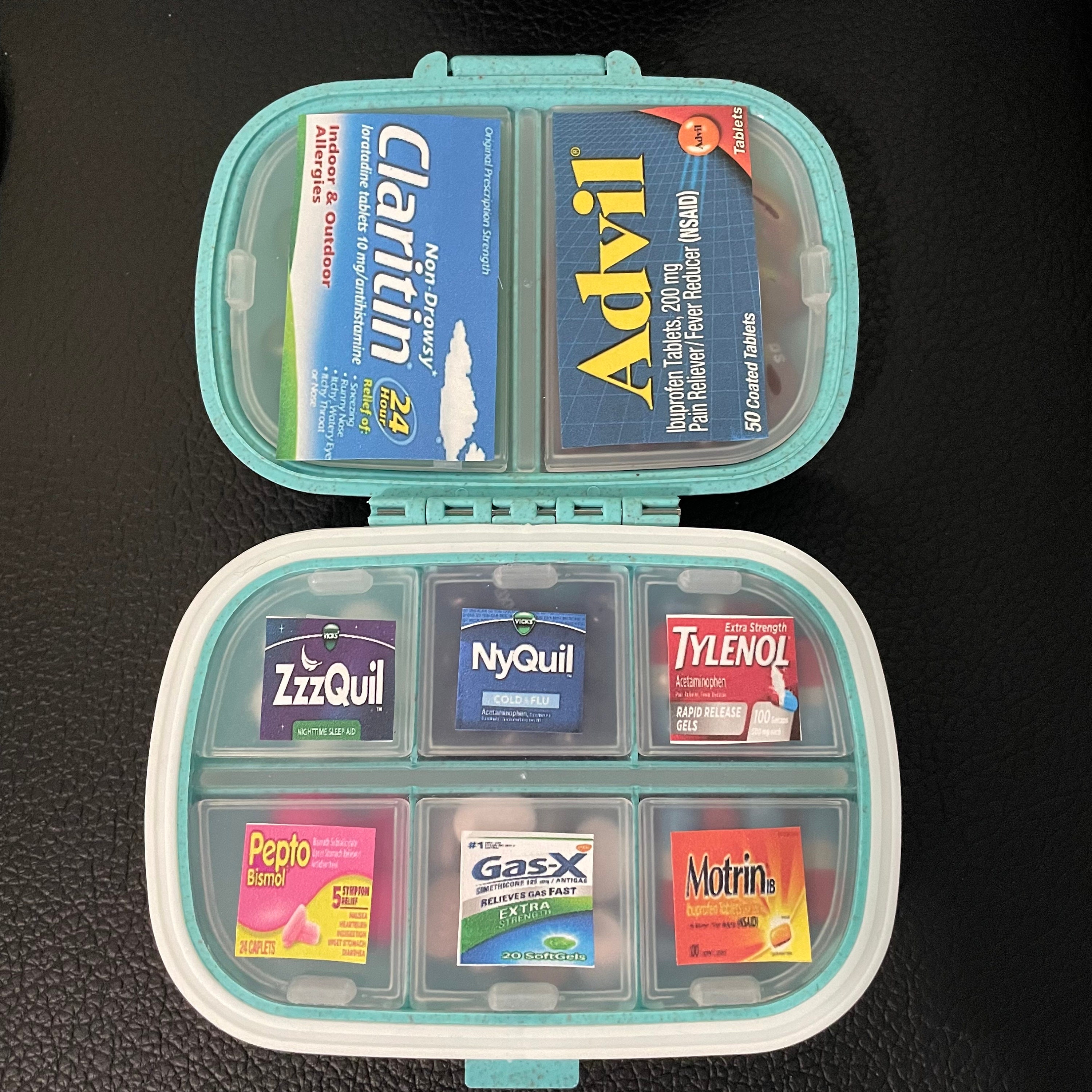 DIGITAL DOWNLOAD Daily Pill Organizer Stickers, Pill Container ...