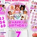 INSTANT Big Cake Topper+ 12 Cupcake Toppers+ 10 Different Characters ...