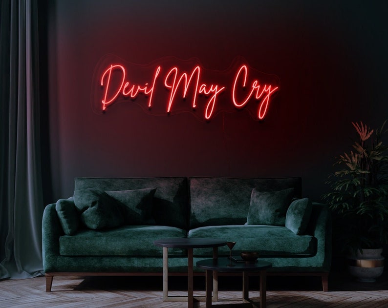 Devil May Cry Neon Sign Dmc Neon Light Devil May Cry Led - Etsy