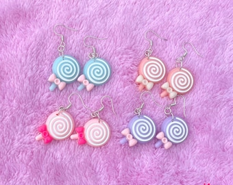 Kawaii Lollypop earrings