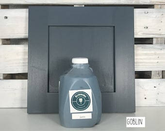 Fast drying, self-leveling acrylic enamel paint for cabinets and furniture. Minimal prep required. Easy peasy painting. - Goblin