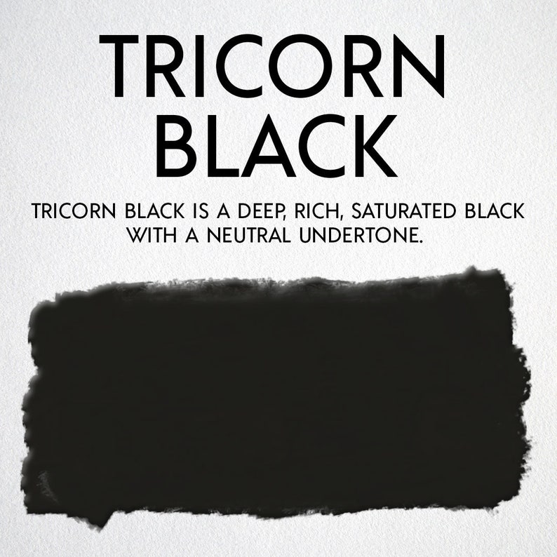 Fast drying, self-leveling acrylic enamel paint for cabinets and furniture. Minimal prep required. Easy peasy painting. Tricorn Black image 2