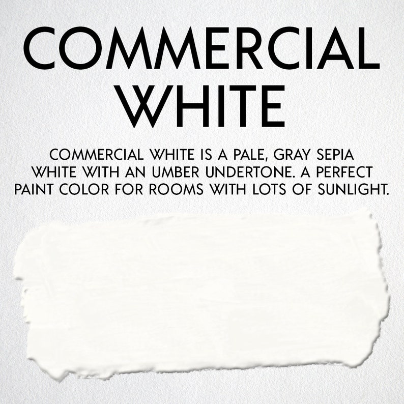Fast drying, self-leveling acrylic enamel paint for cabinets and furniture. Minimal prep required. Easy peasy painting. Commercial White image 2