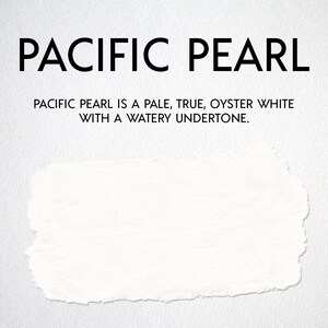 Fast drying, self-leveling acrylic enamel paint for cabinets and furniture. Minimal prep required. Easy peasy painting. Pacific Pearl image 2