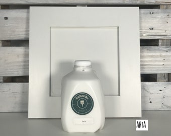 Fast drying, self-leveling acrylic enamel paint for cabinets and furniture. Minimal prep required. Easy peasy painting. - Aria