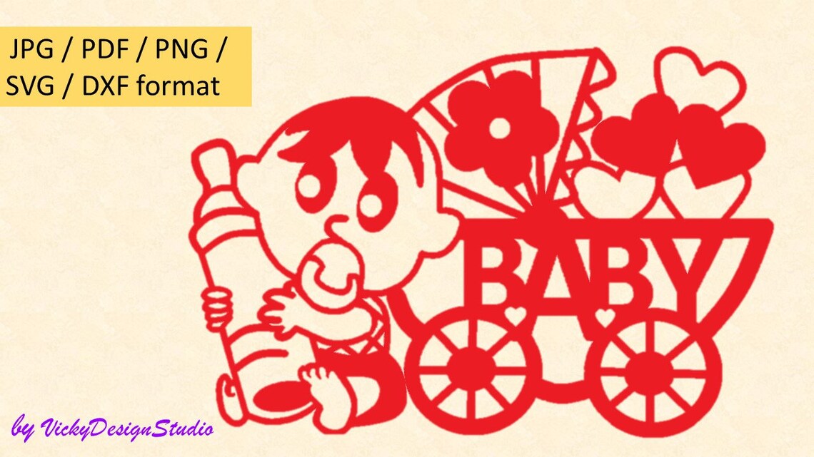 Download Baby svg baby clipart baby carriage svg baby svg files | Etsy