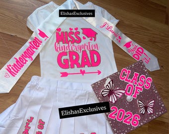 PreK Kindergarten or College Custom Graduation Set