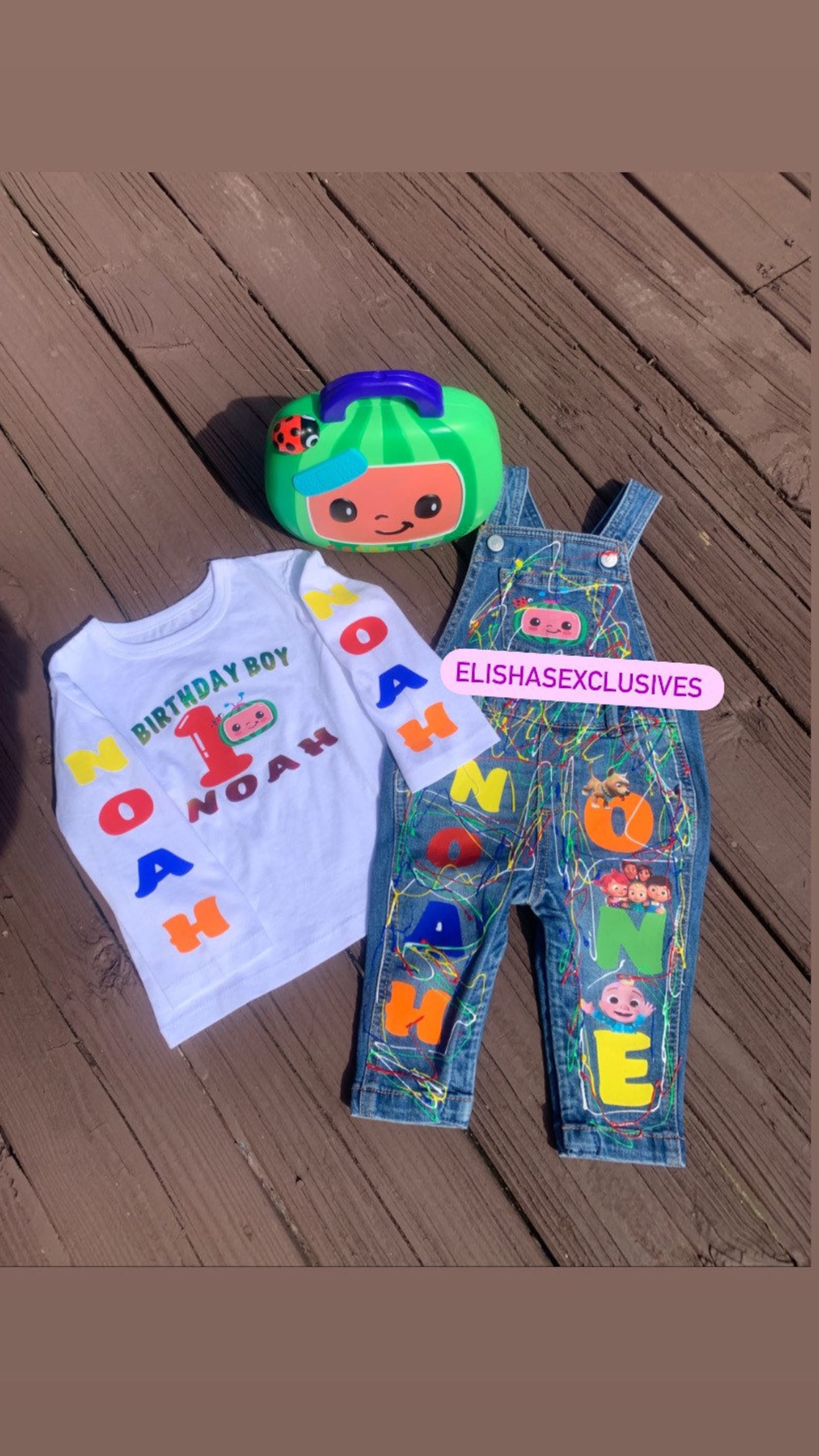 custom cocomelon outfit