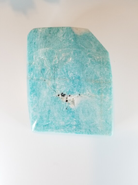 Amazonite Freeform Crystal Healing Crystal Decor Home Decor Etsy