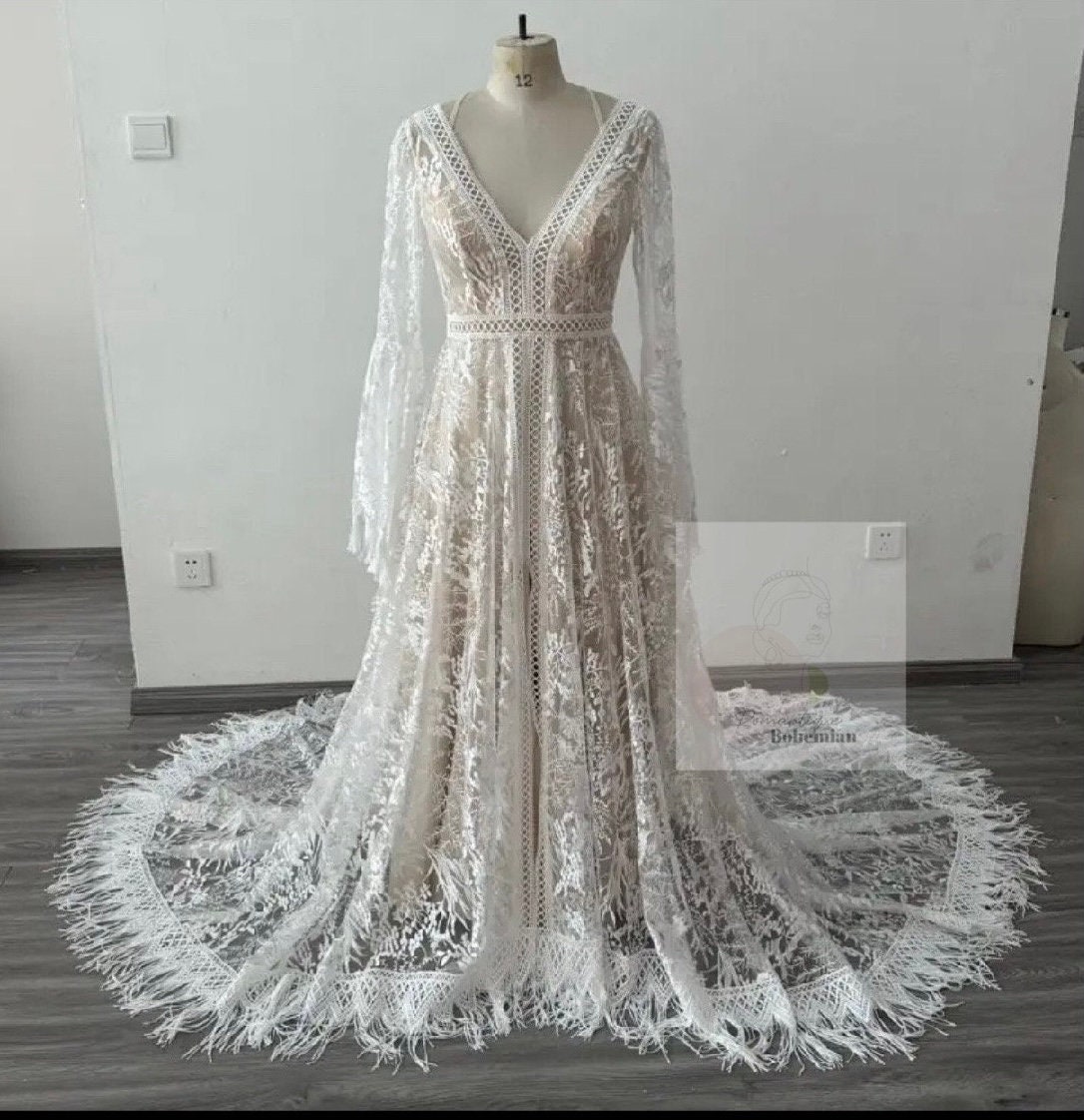 Buy Boho Engagement Dress Online In India - Etsy India