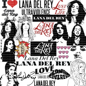 LANA DEL REY VINYL STICKER CAR DECAL laptop shirt cd poster blue jeans  tickets