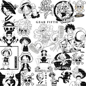 Monkey D. Luffy One Piece, Svg Png Dxf Eps Designs Download - free svg  files for cricut