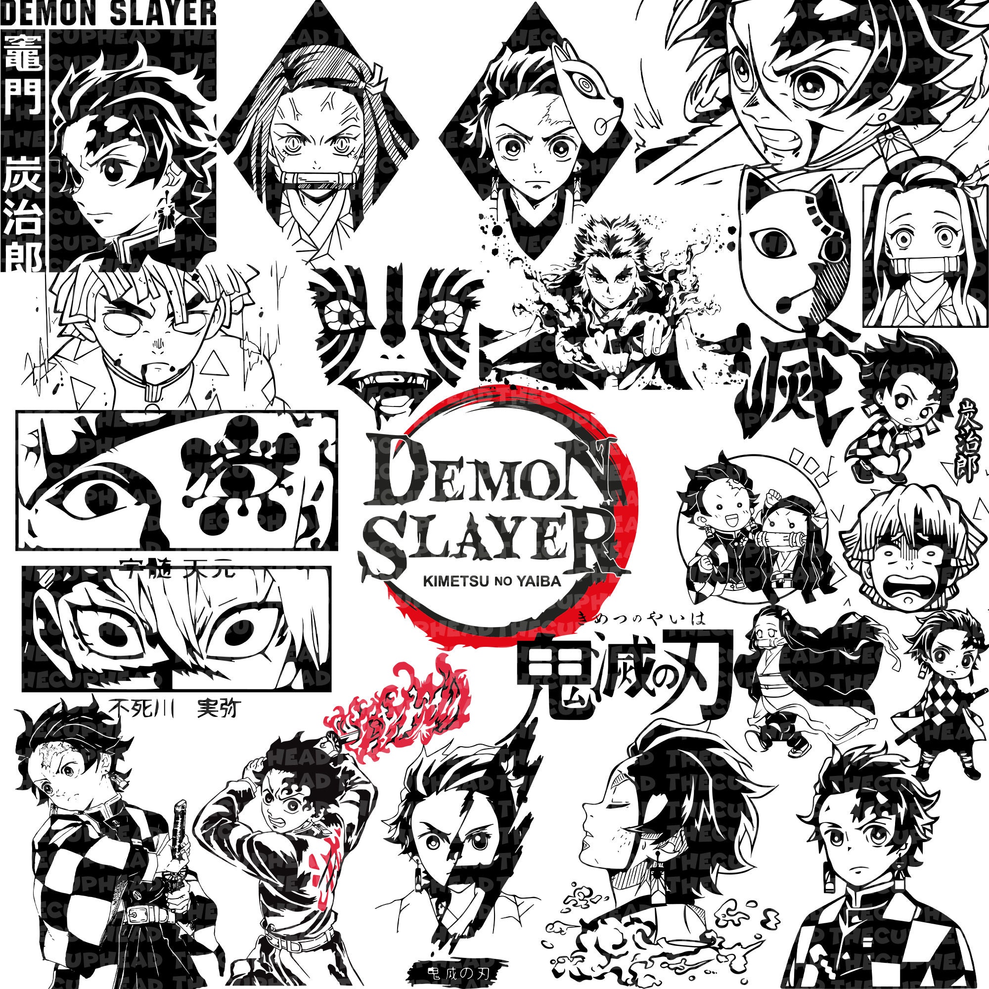 Download Hat Black album songs: Tanjiro Inosuke Zenitsu Demon Slayer Kimetsu  no Yaiba