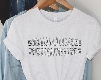 Dental Shirt, gift for dentist, dental hygienist, dental gifts, dental t shirt gift, dental assistant, teeth, dental school, dental student