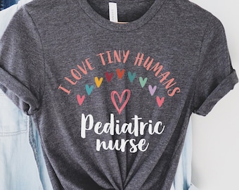 Pediatric Nurse Shirt PEDS Nurse Gift Nursing TShirt Nurse Life Nurse Grad Gift Nurse Appreciation Cute Nurse T shirt