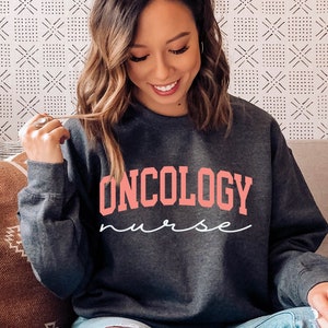 Vintage Oncology Nurse Sweatshirt Grad Gift for Onc cancer nurse, Oncology Nurse Graduation Crewneck Tshirt Cancer Nurse New RN Shirt
