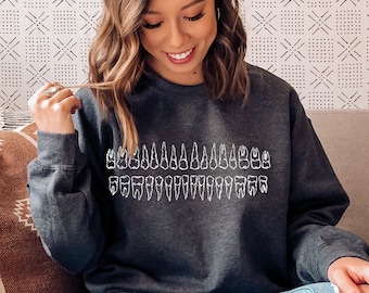 Dental sweatshirt, gift for dentist, dental hygienist, dental gifts, dental gift, dental assistant, teeth, dental school, dental student