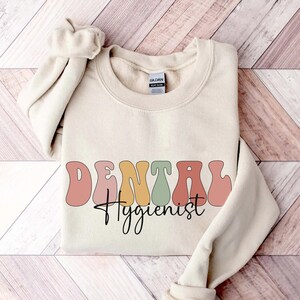 Zahnhygienist Sweatshirt, Geschenk für Zahnarzt, Zahnhygiene, Zahngeschenke, Zahnhelfer, Zähne, Zahnschule, Dental stu