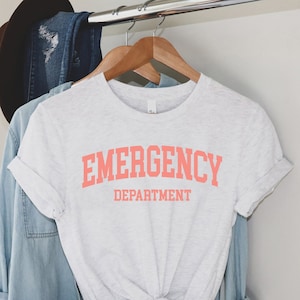Chemise d&#39;infirmière d&#39;urgence - Sweat ras du cou du service des urgences pour infirmière ER ED Nurse Future Nurse Gift Emergency Tech Shirt T-shirt