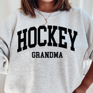 Hockey Grandma Sweatshirt, Hockey Sweatshirt, Hockey Vibes, Hockey Game Day, Ice Hockey Sweatshirt, Game Day Sweatshirt, Hockey Lover Gift
