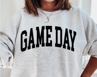 Game Day Baseball Sweatshirt,Game Day Softball Sweatshirt,Funny Baseball Mom Sweatshirt,Baseball game day Sweatshirt,Baseball Shirt