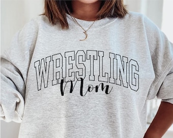 Retro Wrestling Mom Sweatshirt, Wrestling Shirt, Game Day Wrestling Hoodie, Wrestling Sweatshirt, Wrestling Shirts