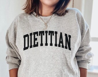 Dietitian Sweatshirt Dietitian Geschenke Studenten Diättian Geschenk Diät intern Zukunft Dietitian Dietetics Sweatshirt Dietitian Sweatshirt
