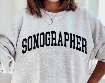 Bluza sonografa, koszulka sonografa prezent dla absolwenta, koszulka Xray Tech Rad Tech, bluza ultrasonografisty, koszulka sonograficzna