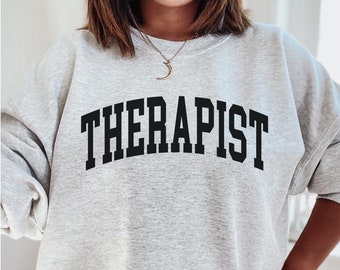Therapeut Sweatshirt Therapie Crewneck Counselor Sweatshirt Mental Health Awareness Crewneck Therapeut Wertschätzung Geschenkidee