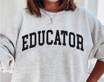 Erzieher Rundhals-Sweatshirt, Geschenk für das Schulpersonal
