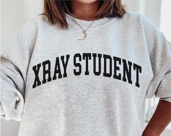 College xray tech student, xray Technologist Crewneck Sweatshirt Gift for Radiographer, Radiology Grad Gift RT, X-ray Crewneck Xray T-shirt