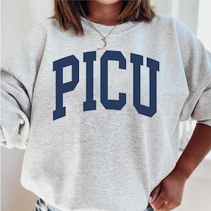 PICU-sjuksköterska, PICU-pediatrisk sjuksköterska, PICU-sjuksköterska, present till sjuksköterska, present till uppskattning av sjuksköterska, pediatrisk intensivvårdsavdelning, PICU-tröja Ash