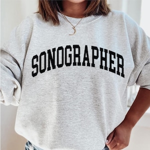 Bluza sonografa, koszulka sonografa prezent dla absolwenta, koszulka Xray Tech Rad Tech, bluza ultrasonografisty, koszulka sonograficzna
