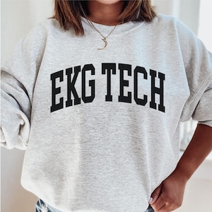 EKG Tech sweatshirt, ekg tech gifts Nursing ECG Shirt, ICU nurse tshirt, Emergency Er Ed nurse shirt, Telemetry tech Rn Nursing Student