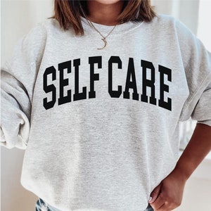 Self Care Sweatshirt, Yoga Sweatshirt, Trending Geschenk, Geschenk für Sie