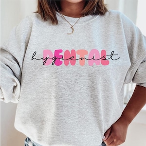Dental Sweatshirt, Geschenk für Zahnarzt, Dentalhygienikerin, zahnmedizinische Geschenke, zahnmedizinisches Geschenk, Zahnarzthelferin, Zähne, Zahnschule, Zahnmedizinstudent
