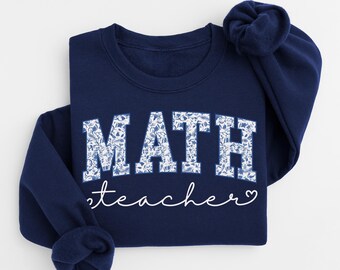 Mathe Lehrer Sweatshirt: Unisex Rundhals Pullover - Lerngeschenk