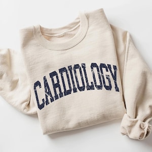 Cardiology Sweatshirt, Cardiologist Doctor, Telemetry Heart Cardiac Shirt, Cardiovascular Week, Nurse RN NP, Technologist, Unisex Crewneck