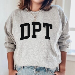DPT-tröja, tröja för doktor i fysioterapi, DPT-examentröja, skjorta för sjukgymnastassistent, t-shirt för fysioterapi Sport Grey