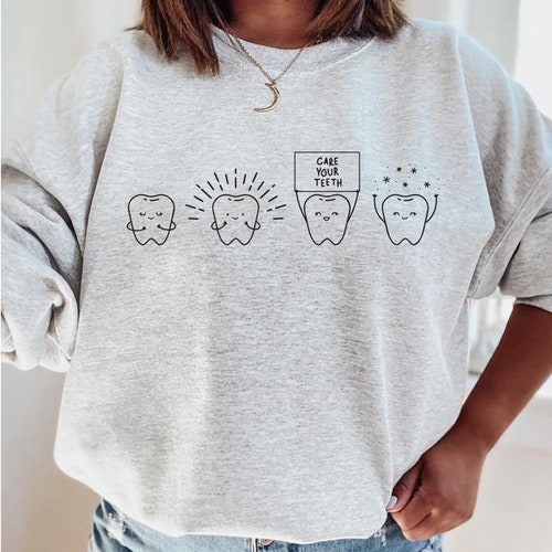 Dental Sweatshirt Gift for Dentist Dental Hygienist Dental Etsy