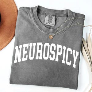Comfort Colors Neurodiversity Shirt, Neurospicy Shirt, Neurodivergent Shirt, Adhd Shirt, Autistic Pride, Dyslexia Tee, Mental Health Shirt